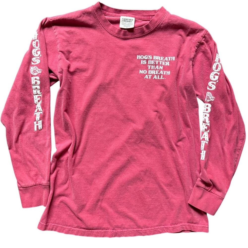 Hog’s Breath Saloon Key West Long Sleeve Tee Comfort Colors Size S